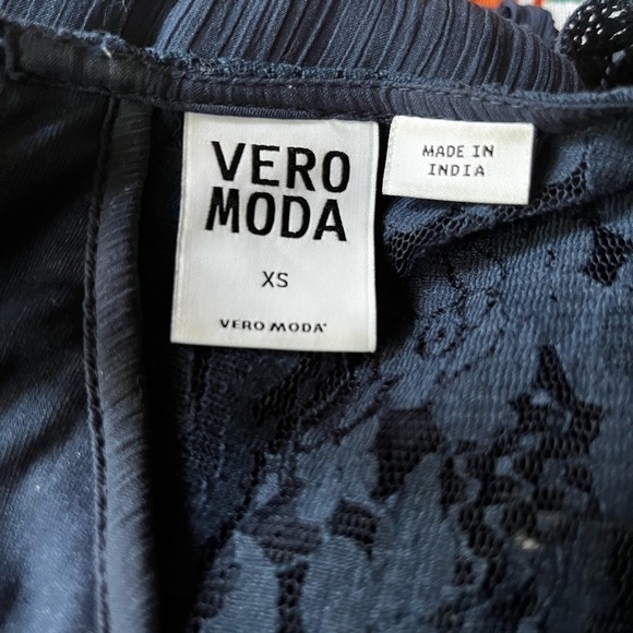 VERO Moda Blue Dress Size XS - Picture 6 of 7